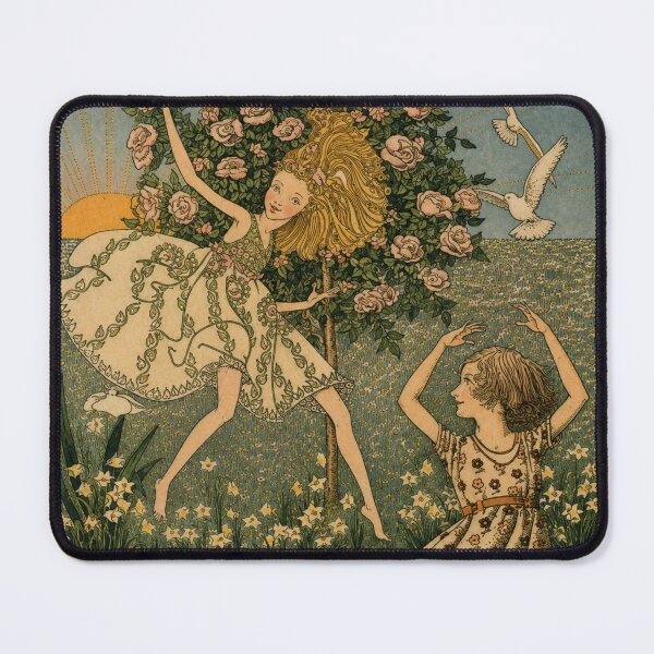 Item preview, Fairy Tale Wall Art, The Double by Dorothy P. Lathrop, Vintage Storybook Fairy Illustration designed and sold by RickE.