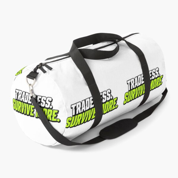 Item preview, Trade Less. Survive More. designed and sold by VolatilityEdge.