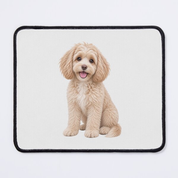 Item preview, Cavapoo Cream White Dog designed and sold by BackgroundND.