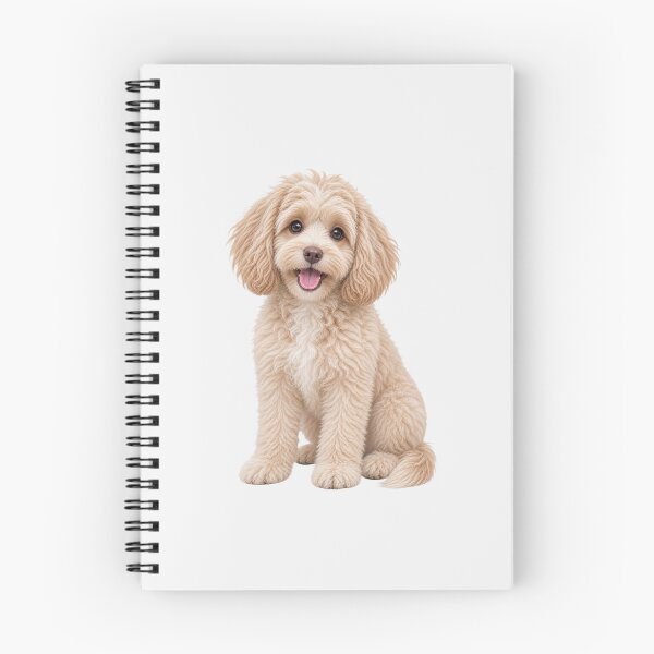 Item preview, Cavapoo Cream White Dog designed and sold by BackgroundND.
