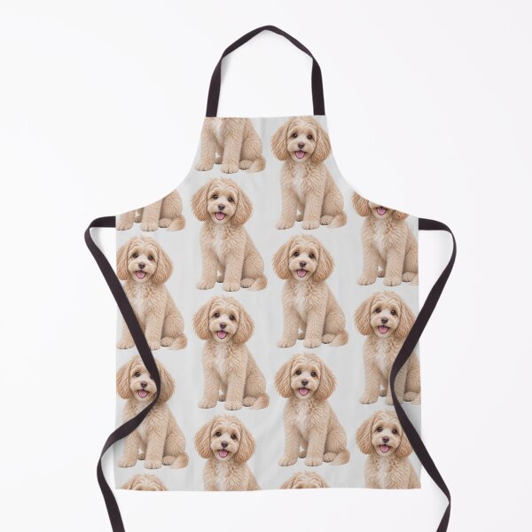 Item preview, Cavapoo Cream White Dog designed and sold by BackgroundND.
