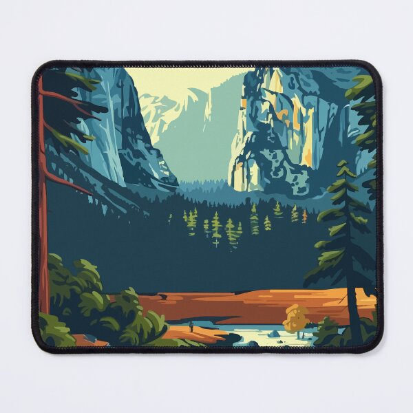 Item preview, Yosemite National Park Vintage Travel Poster designed and sold by DigiDesigns702.