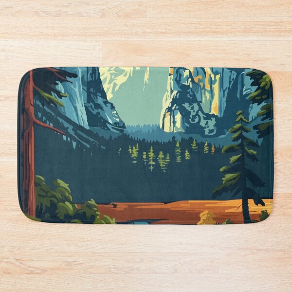 Item preview, Yosemite National Park Vintage Travel Poster designed and sold by DigiDesigns702.