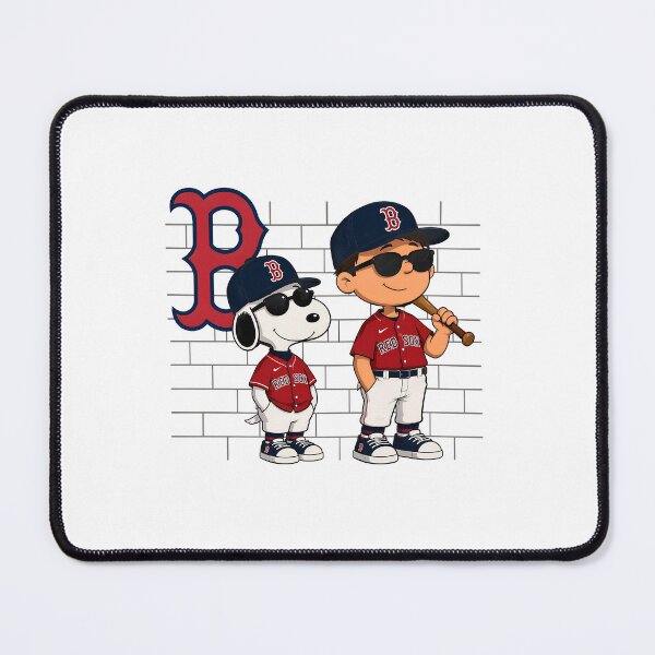 Item preview, Snoopy Charlie Brown Red Sox Baseball designed and sold by Pixestore.