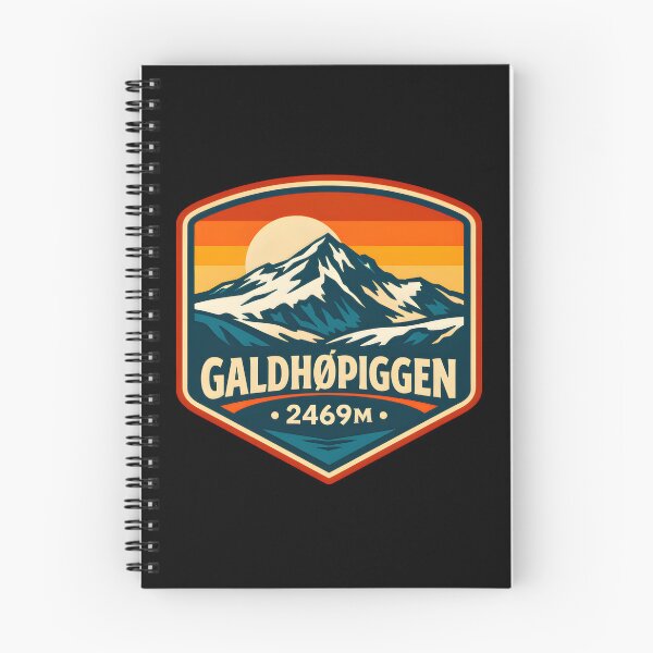 Item preview, Majestic Galdhøpiggen Mountain Peak Adventure Badge designed and sold by ShopAndFun.