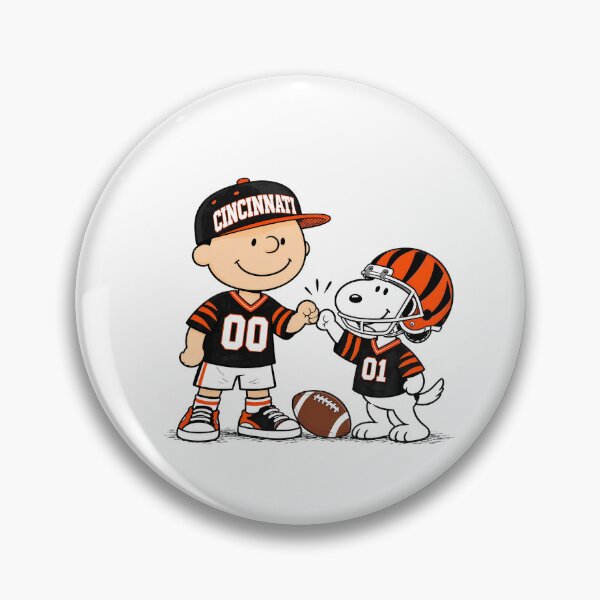 Item preview, Cincinnati Bengals Snoopy Charlie Brow designed and sold by Pixestore.