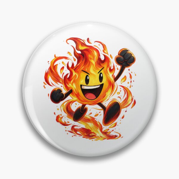 Item preview, bfdi firey designed and sold by virusdesigner.