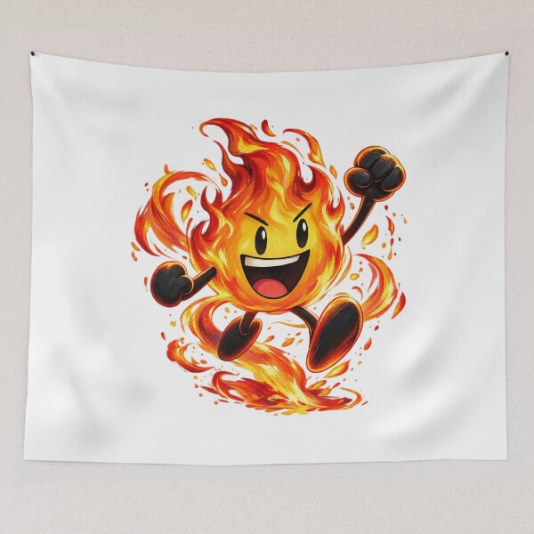 Item preview, bfdi firey designed and sold by virusdesigner.