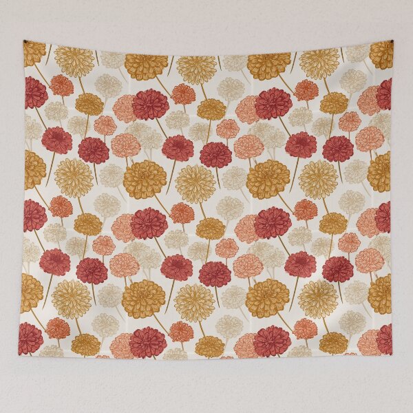 Item preview, Radiant Zinnia Texture  - Retro Flower Floral - Christmas Gifts For Women designed and sold by RoyalStarsPatts.