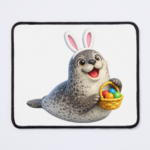 Item preview, Grey Seal Easter Bunny designed and sold by Sillytoe.