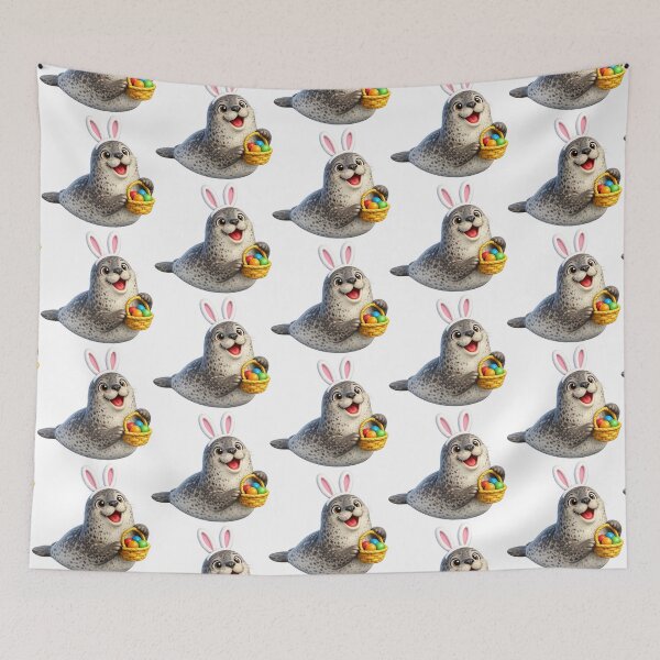 Item preview, Grey Seal Easter Bunny designed and sold by Sillytoe.