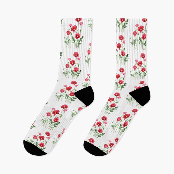 Item preview, August 1st birthday flower Red Poppy designed and sold by 366birthflower.