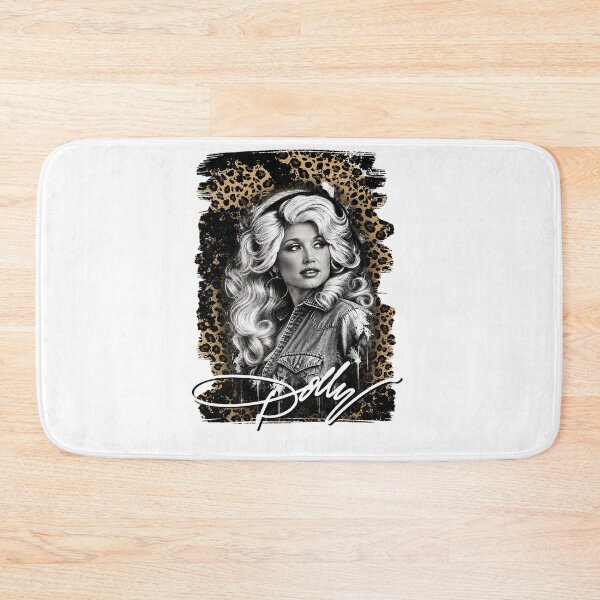 Item preview, Dolly Parton Leopard Print Vintage Western Signature Graphic designed and sold by DYALEEZ-XCR.