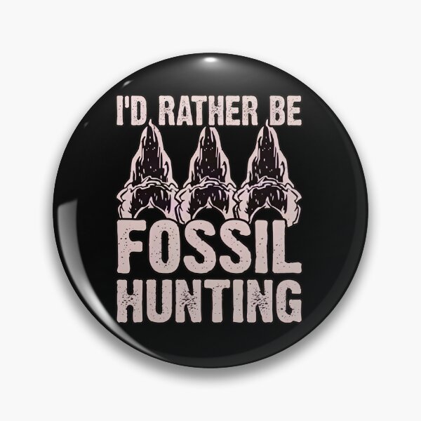 Item preview, I'd Rather Be Fossil Hunting Dinosaur Skull Graphic designed and sold by LandonCarpenter.