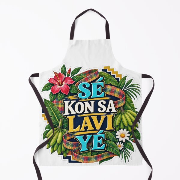 Item preview, SÉ KON SA LAVI YÉ — That’s Life in Saint Lucian Kwéyòl designed and sold by CaribChroma.