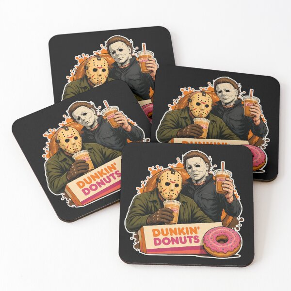 Item preview, Michael Myers Dunkin Donuts Halloween  designed and sold by linettemauso.