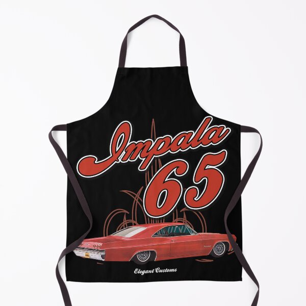Artikelvorschau, 1965er Impala mit Text – Lowrider, Kustom, Hot Rod, Muscle Car entworfen und verkauft von Elegant Customs.