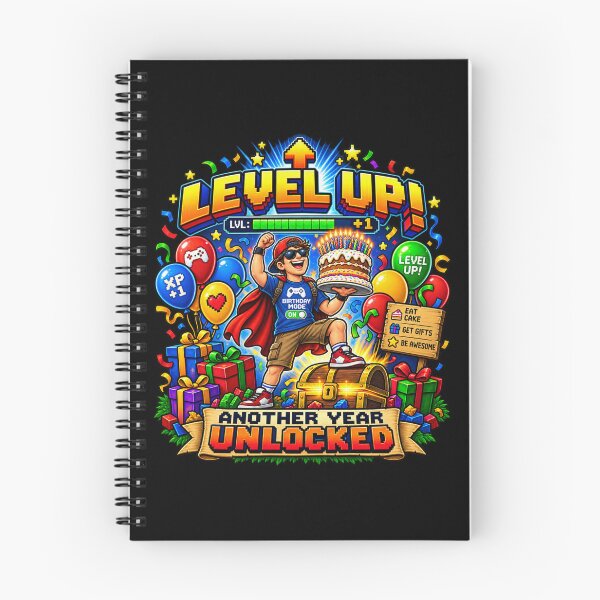 Item preview, Level Up Another Year Unlocked designed and sold by BluntLines.