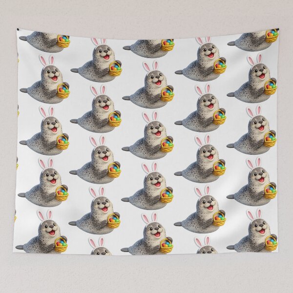 Item preview, Harbor Seal Easter Bunny designed and sold by Sillytoe.