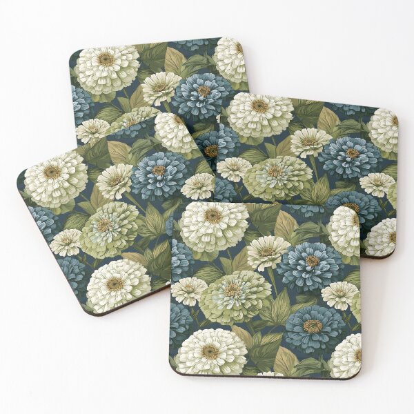 Item preview, Blooming Zinnia Floral  - Botanical Garden Pattern - Dad Fathers Day Gifts designed and sold by RoyalStarsPatts.