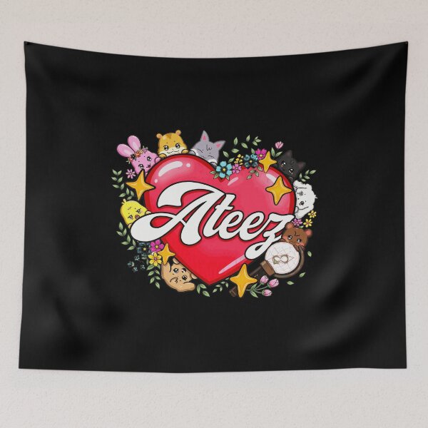 Item preview, Cute Heart Animal Fan  designed and sold by Nishanth49.