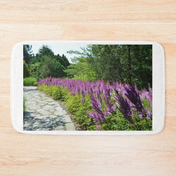 Item preview, Walkway of Magenta Flowers designed and sold by EmilySutin.