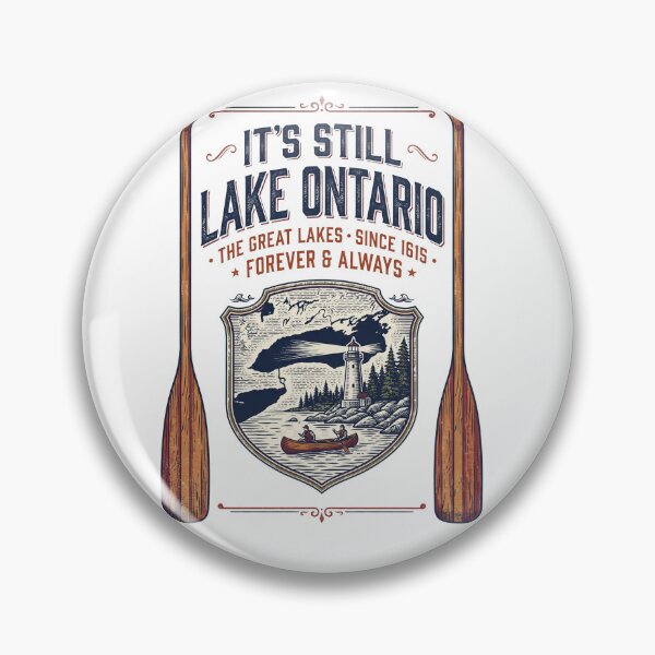 Item preview, Lake Ontario Map designed and sold by Roy & Tiffany.