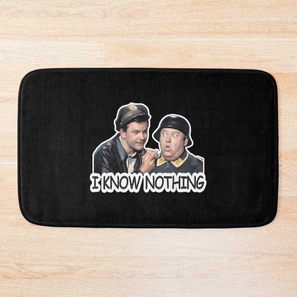 Item preview, I Know Nothing Hogan'S Heroes designed and sold by CandidaHinton.