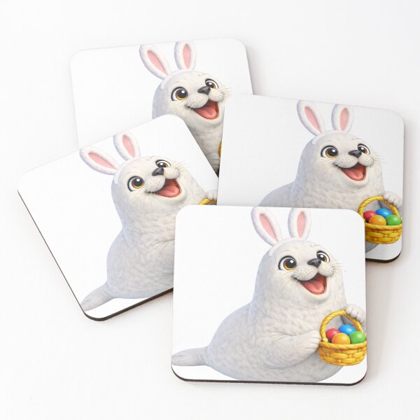Item preview, Harp Seal Easter Bunny designed and sold by Sillytoe.