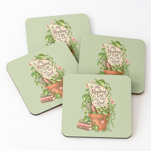 Item preview, My Reading List Has Taken Root – Bookish Plant Lover designed and sold by Heather's Creative Apparel.