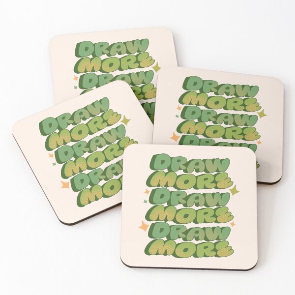 Item preview, Draw More, Draw More, Draw More (Green) designed and sold by yellowflowerhut.