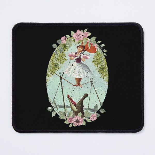 Item preview, Whimsical Ballerina Danger Vintage Art Tee designed and sold by Dekeyser36.