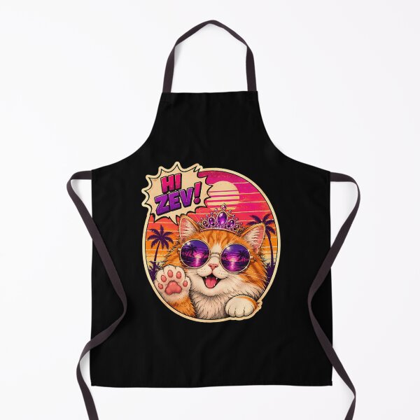 Item preview, Cute Princess Cat Shirt Hi Zev Retro Sunset Sunglasses Crown T-Shirt Cat Mom Gift Graphic Tee designed and sold by CandidaHinton.