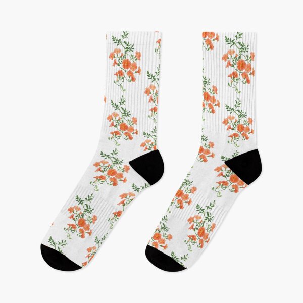 Item preview, August 6th birthday flower Trumpet Vine designed and sold by 366birthflower.