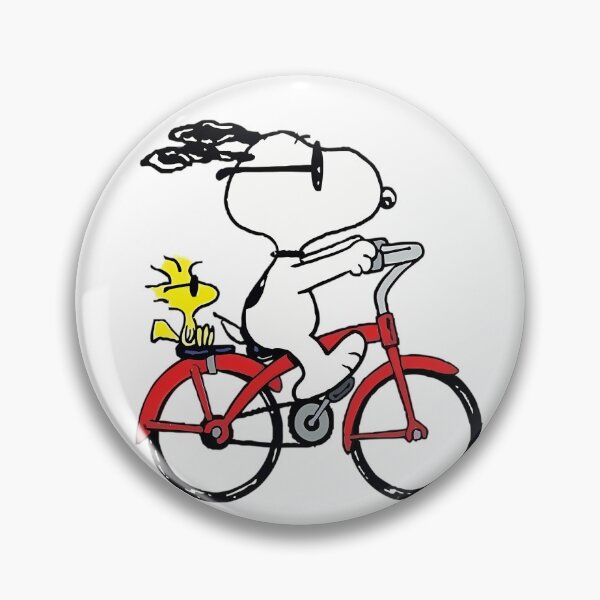 Item preview,  Cool Snoopy And Woodstock Riding Red Bicycle designed and sold by apamictryArt.