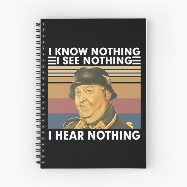 Item preview, I Know Nothing See Nothing Hear Nothing Vintage designed and sold by CandidaHinton.
