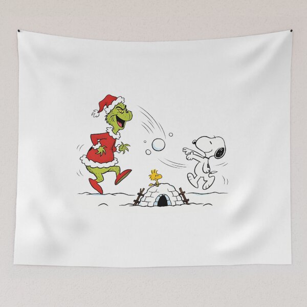 Artikelvorschau, Snoopy, Woodstock und der Grinch entworfen und verkauft von apamictryArt.