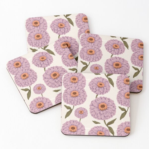 Item preview, Vibrant Zinnia  - Birth Flower Pattern - Dads Day Gifts designed and sold by RoyalStarsPatts.
