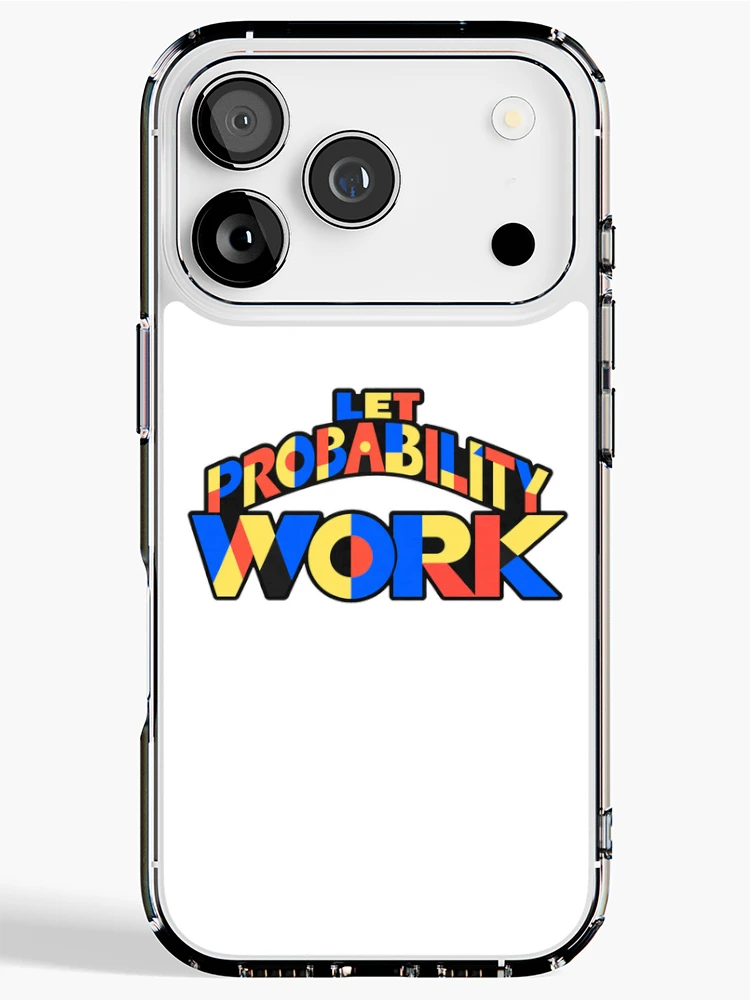 Thumbnail 1 of 5, iPhone Case, Let Probability Work designed and sold by VolatilityEdge.