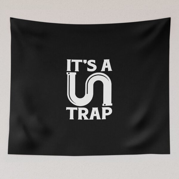 Item preview, Its A S Trap Plumbing Pun Humor Graphic Design designed and sold by LandonCarpenter.