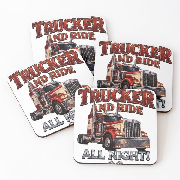 Item preview, Funny Trucker Gift – Sleep With a Trucker and Ride All Night designed and sold by LavIsInTheAir.