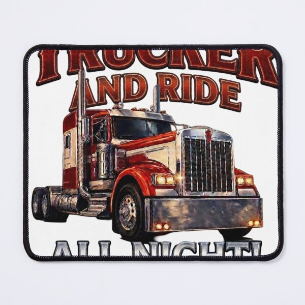 Item preview, Funny Trucker Gift – Sleep With a Trucker and Ride All Night designed and sold by LavIsInTheAir.
