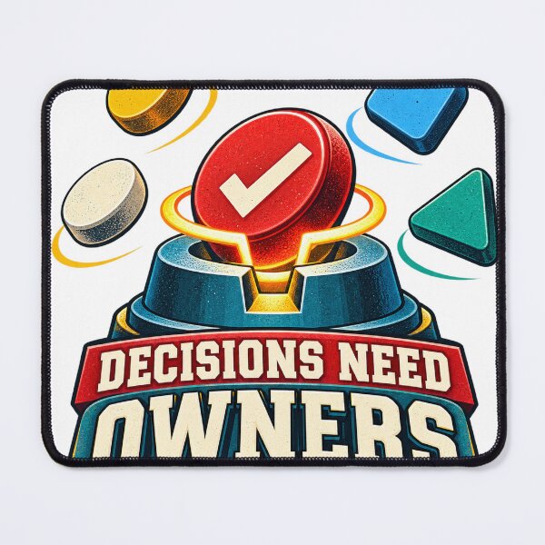 Item preview, Decisions Need Owners Product Operations designed and sold by Shope Buzz.