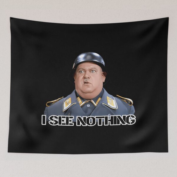 Aperçu de l'œuvre Je ne vois rien Hogans Heroes créée et vendue par CandidaHinton.