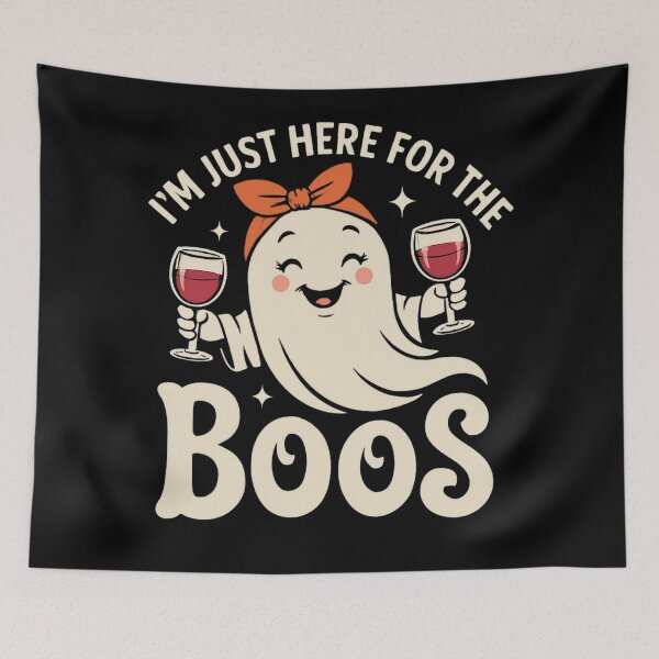 Item preview, I'm Just Here For The Boos | Halloween Themed Design designed and sold by magiquecreations.