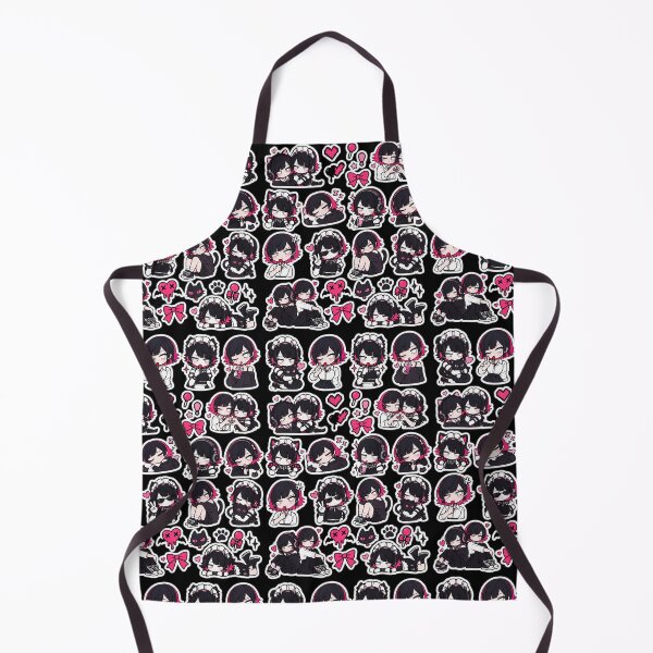 Item preview, Gothic Cat Maid Chibi Sticker Collection designed and sold by InspireArtI.