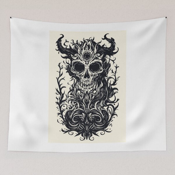 Item preview, Skull design  designed and sold by Kari's shop.
