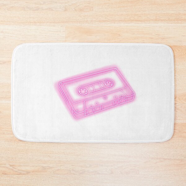 Item preview, Pink Neon Light Cassette Tape Retro 80s Synthwave Art designed and sold by The Soapiest Goat.