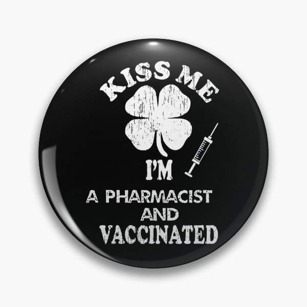 Item preview, Kiss Me I'm A Pharmacist And Vaccinated Shamrock designed and sold by LandonCarpenter.