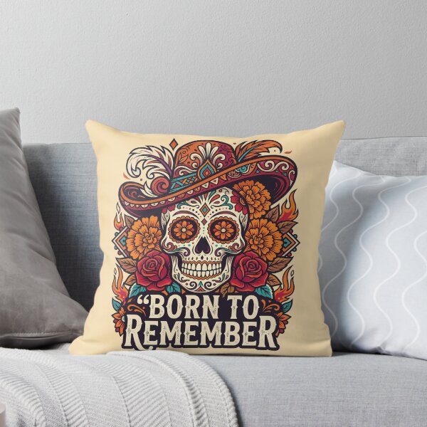 Item preview, Sugar Skull Dia de los Muertos Mexican Folk Art - Vintage Skull - Psychedelic Skull designed and sold by VibranPalette.
